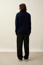 Noemie Half-Zip Jumper - Navy - Men