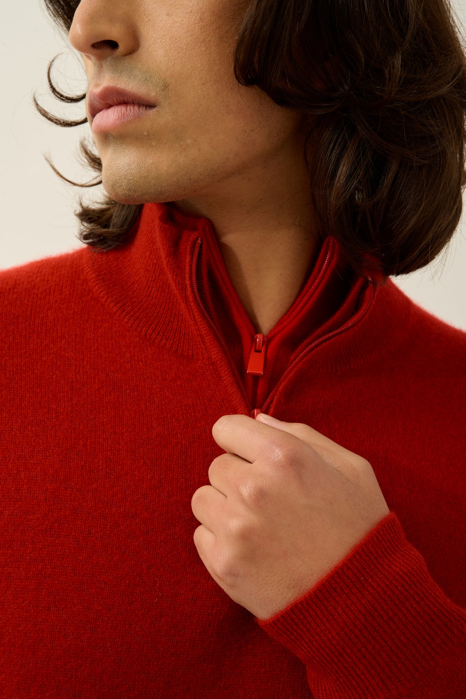 Jersey de cuello camionero - Ambin - Rubí