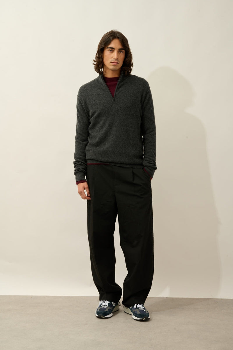 Pull Camionneur - Candice - Carbone Chiné