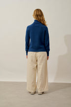 Pull Col Roulé - Cassy - Ocean Chiné