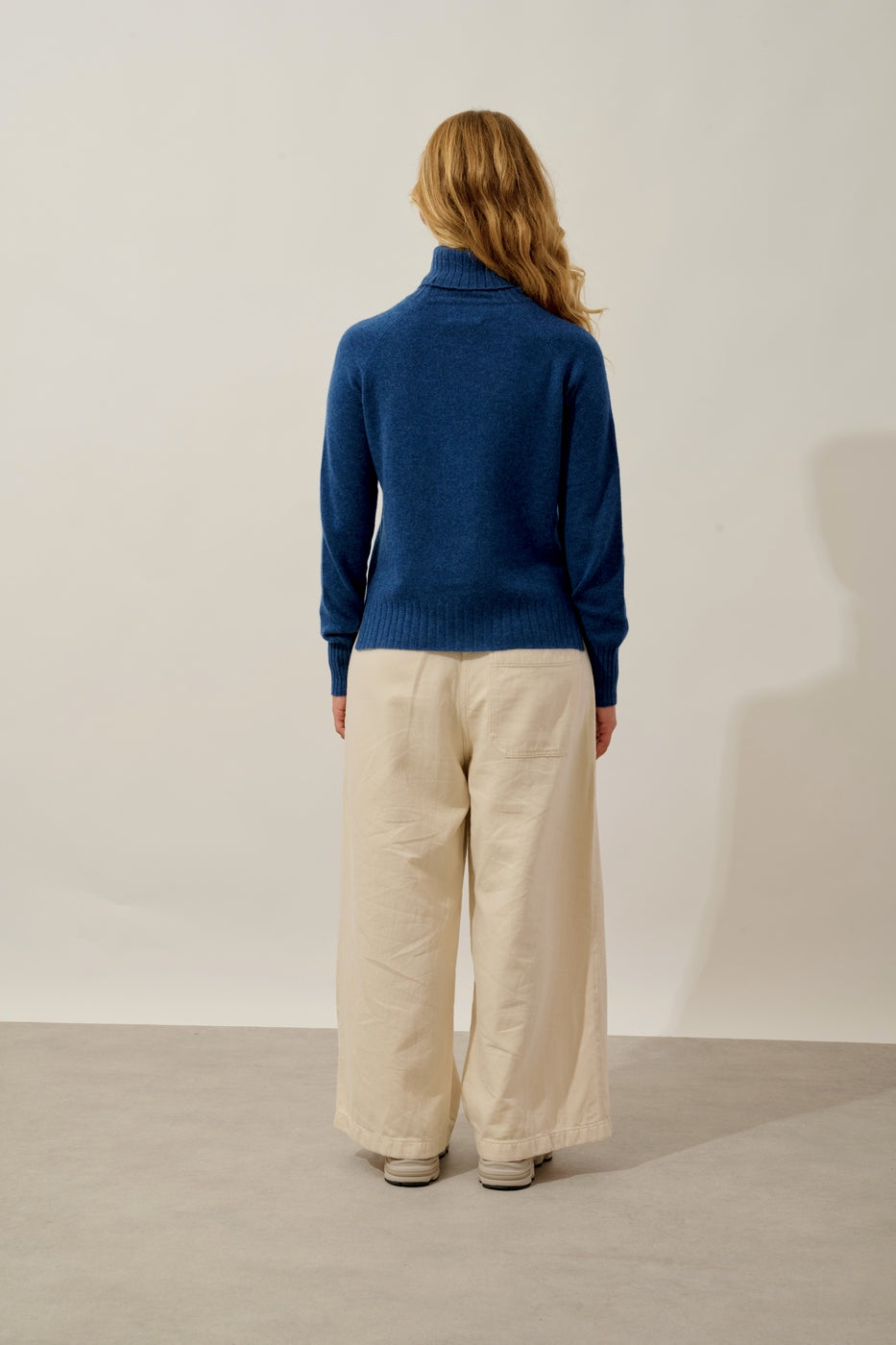 Pull Col Roulé - Cassy - Ocean Chiné
