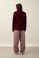 Pull Col Rond 4 Fils - Thurid - Mûre