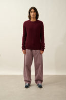 Pull Col Rond 4 Fils - Thurid - Mûre
