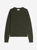 Round Neck 4-Ply Jumper - Lexini - Green