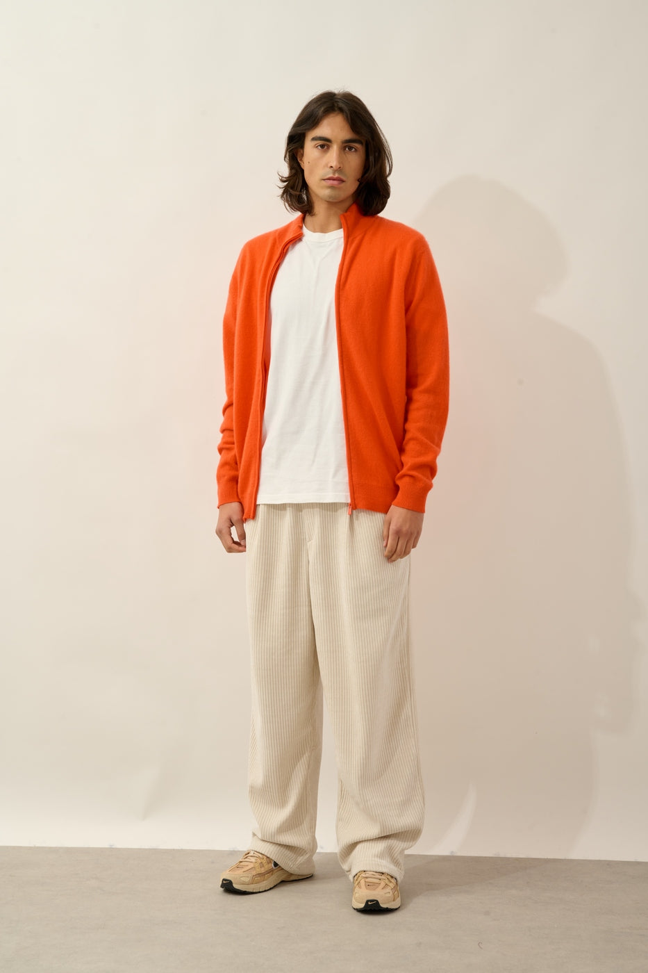 Gilet Zippé Col Montant - Albaron - Orange