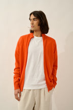 Gilet Zippé Col Montant - Albaron - Orange