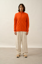 Gilet Zippé Col Montant - Albaron - Orange
