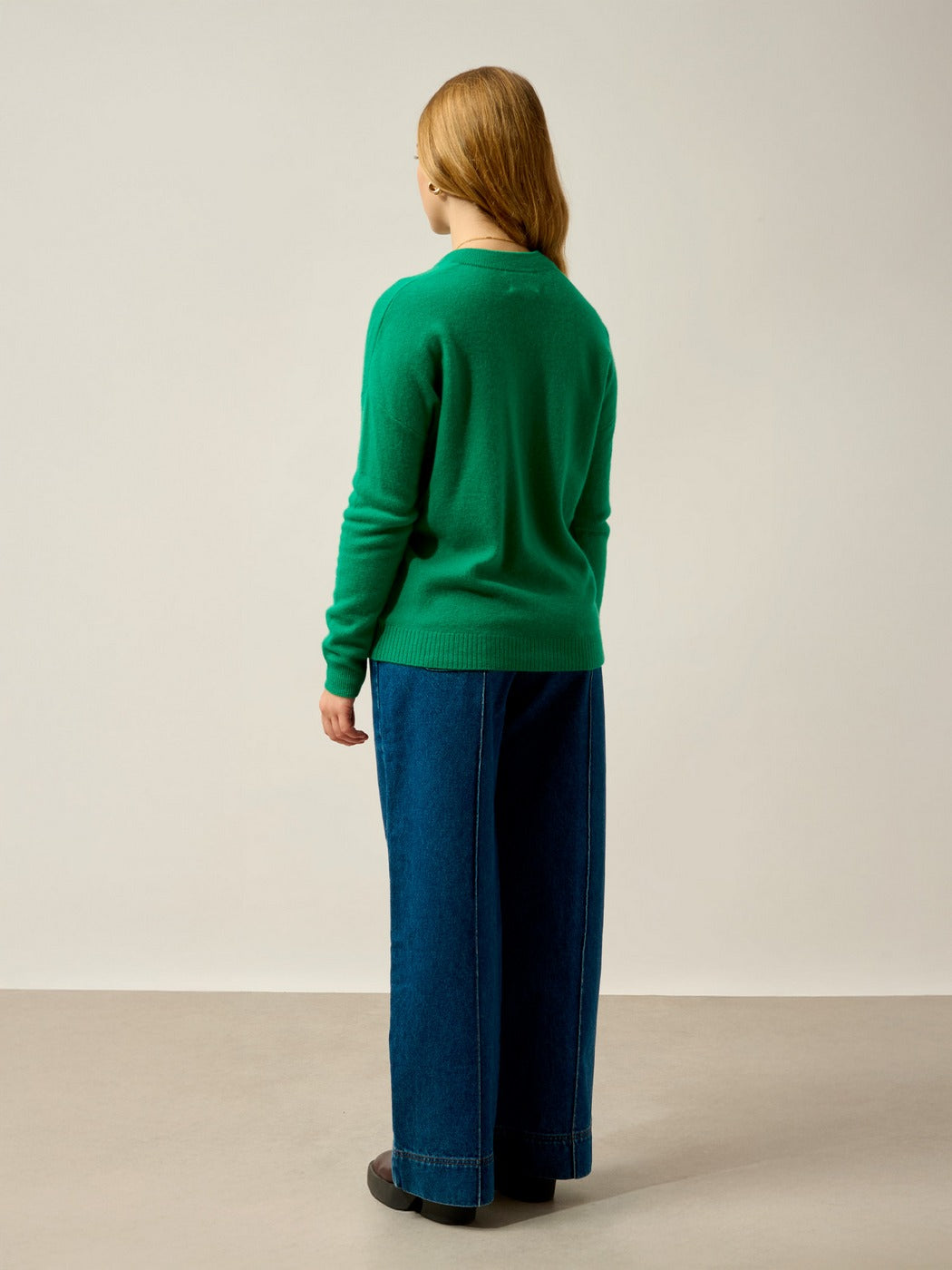 Gilet Zippé Col Mao Ervie - Menthe
