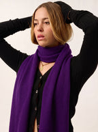 Écharpe 4 Fils Apolline - Violette - Acc