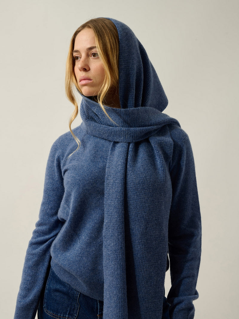 Écharpe Sky - Bleu Denim