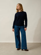 Pull Col Rond Imelda - Navy