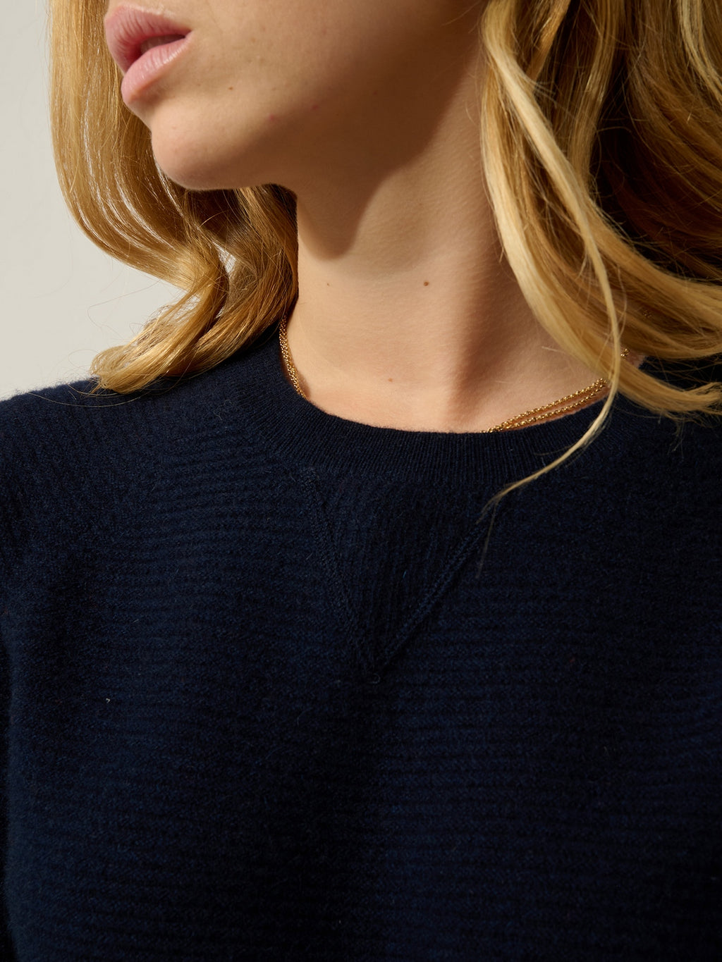 Pull Col Rond Imelda - Navy
