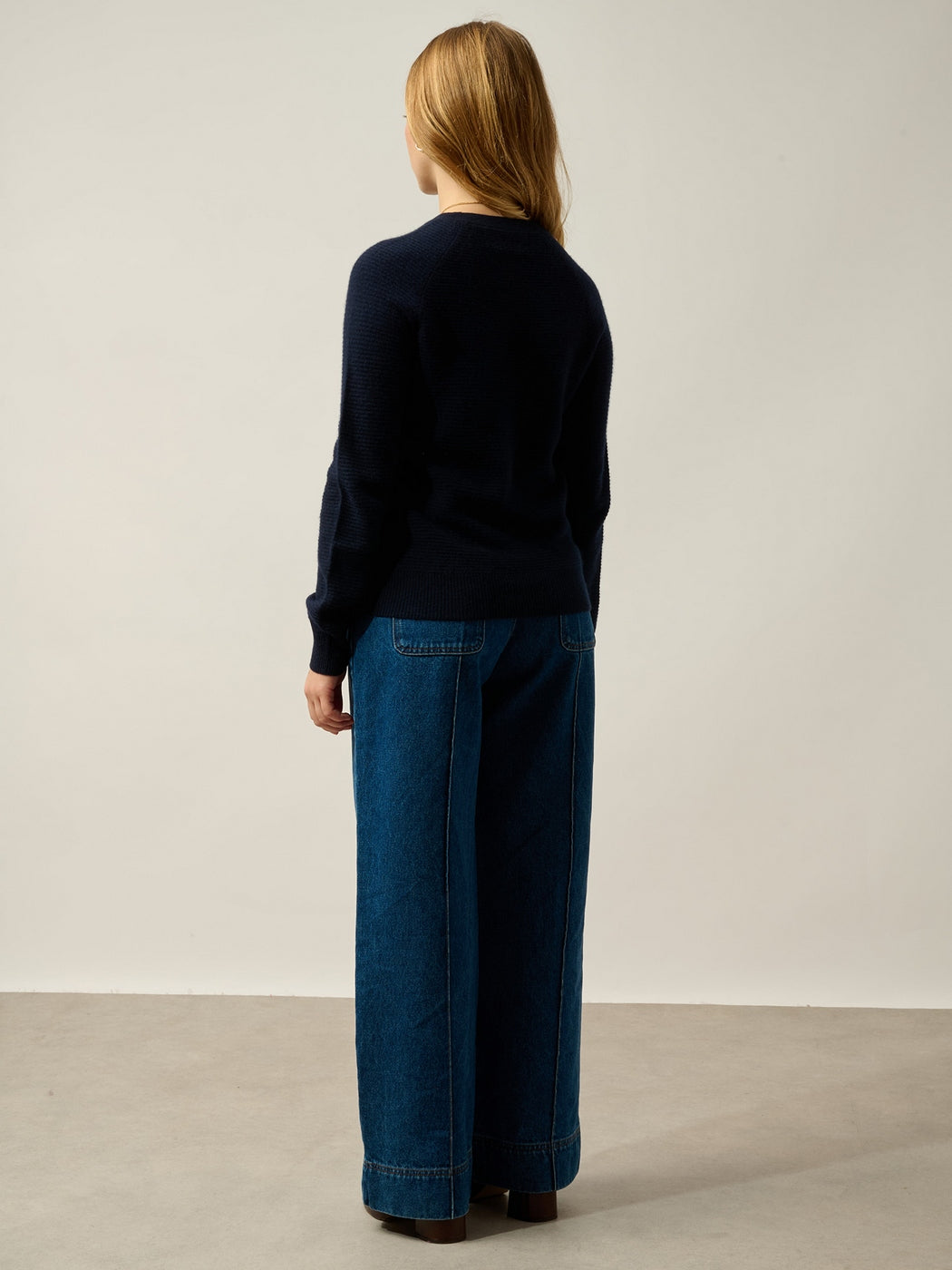 Pull Col Rond Imelda - Navy