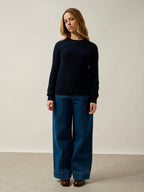Pull Col Rond Imelda - Navy