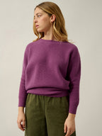 Pull Col Rond Tove - Orchidée