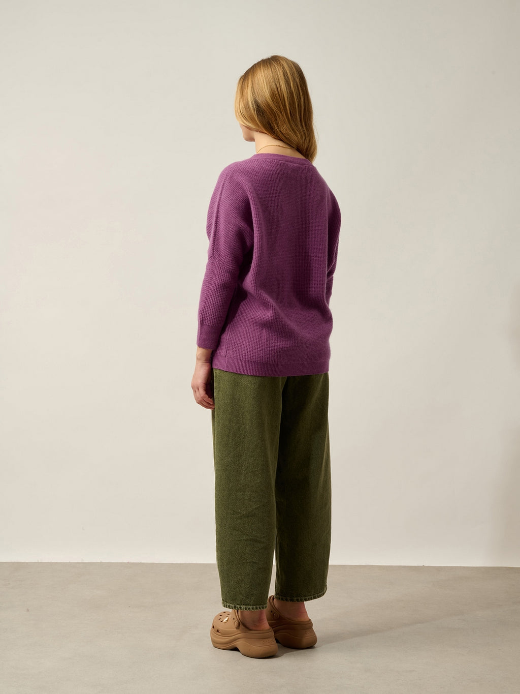 Pull Col Rond Tove - Orchidée