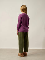 Pull Col Rond Tove - Orchidée