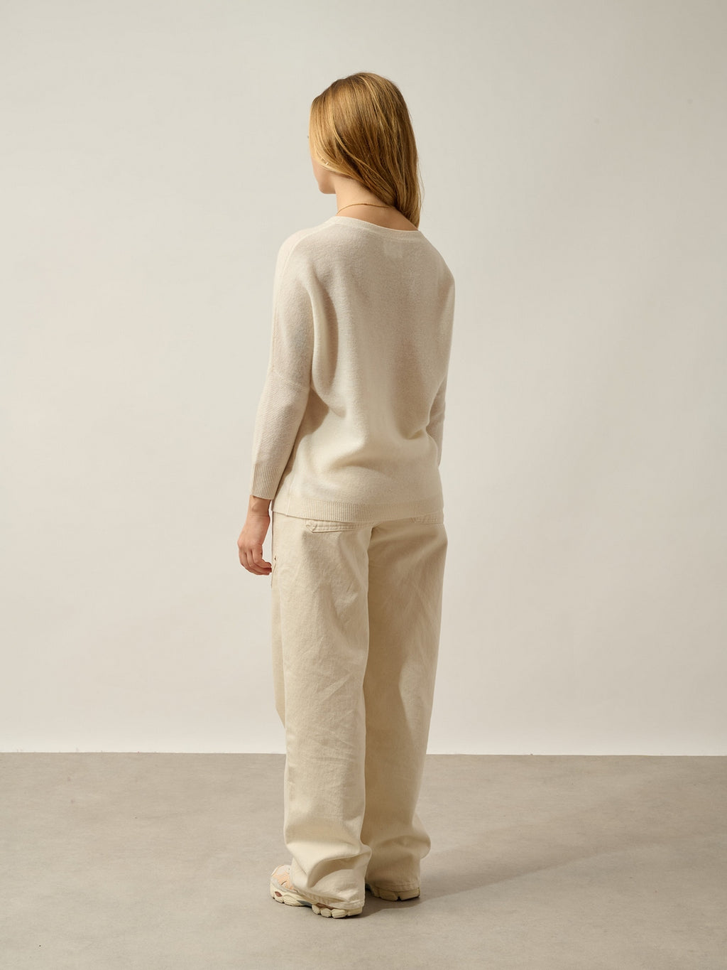 Pull Col Rond Sigrid - Ivoire