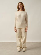 Pull Col Rond Sigrid - Ivoire