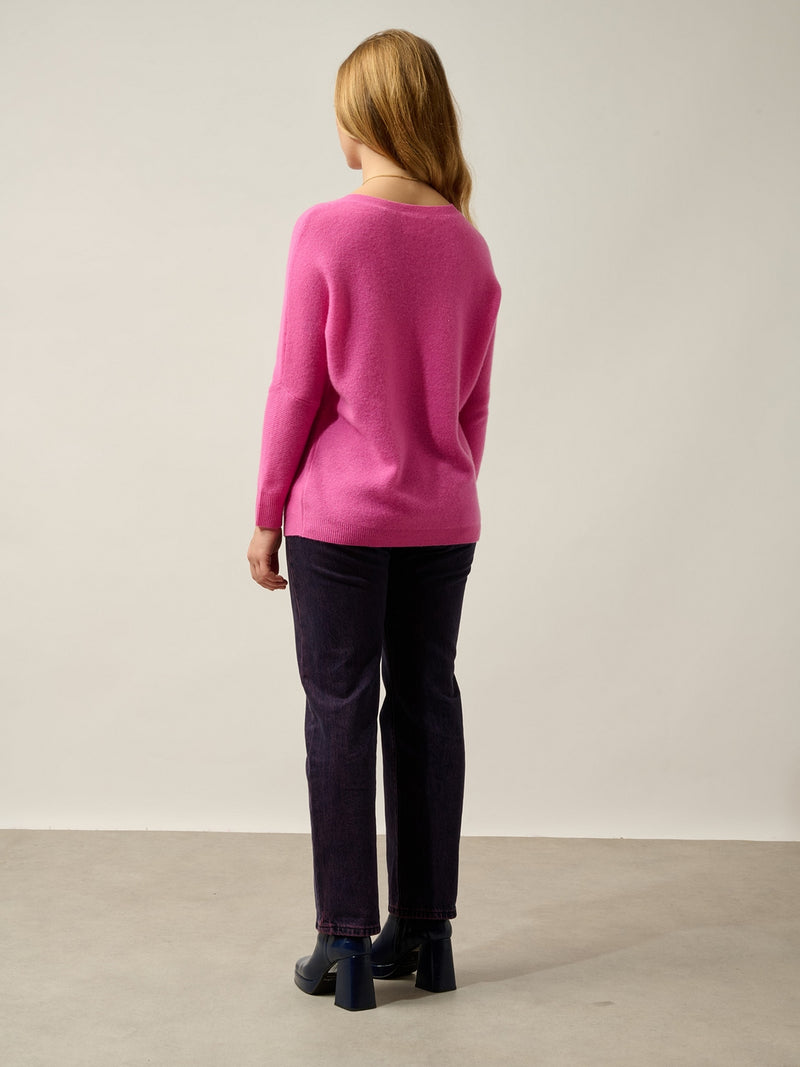 Pull Col Rond Sigrid - Rose