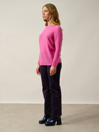 Pull Col Rond Sigrid - Rose