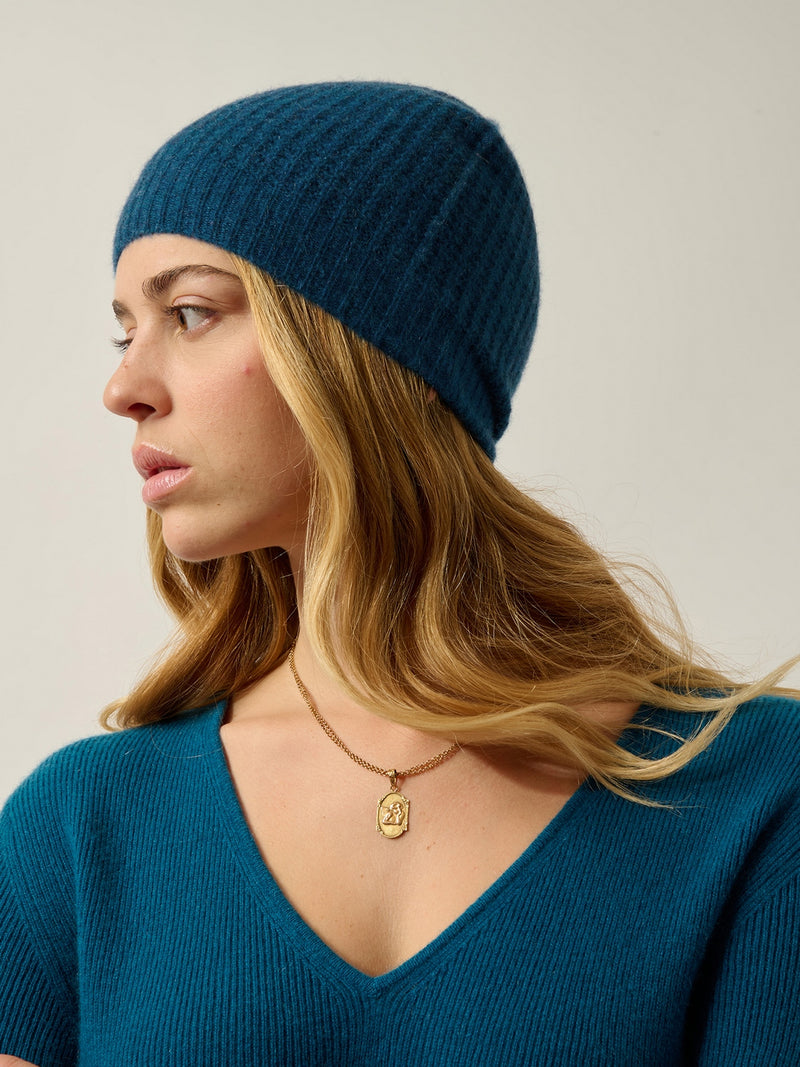 Bonnet 4 Fils Dominique - Atlantique Chiné