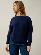 Pull Col Rond Karin - Bleu Nuit