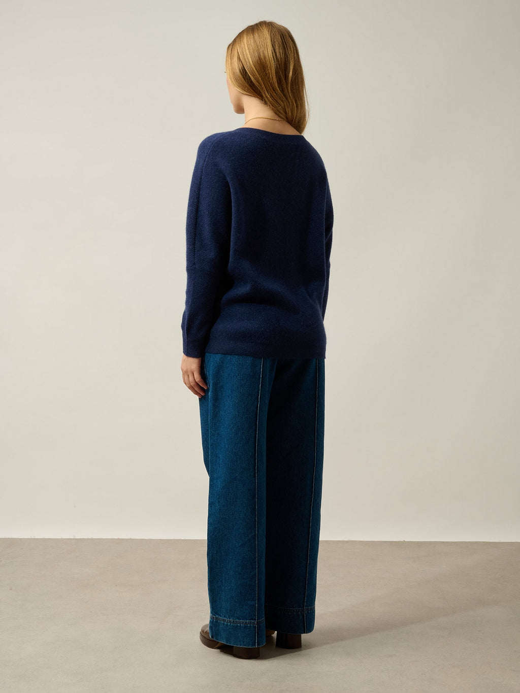 Pull Col Rond Karin - Bleu Nuit
