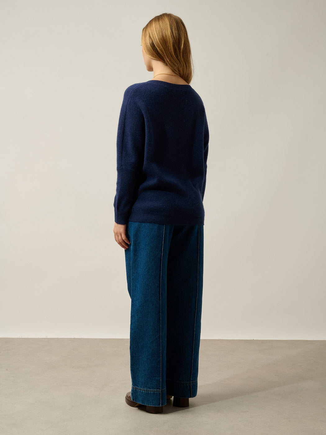 Pull Col Rond Karin - Bleu Nuit