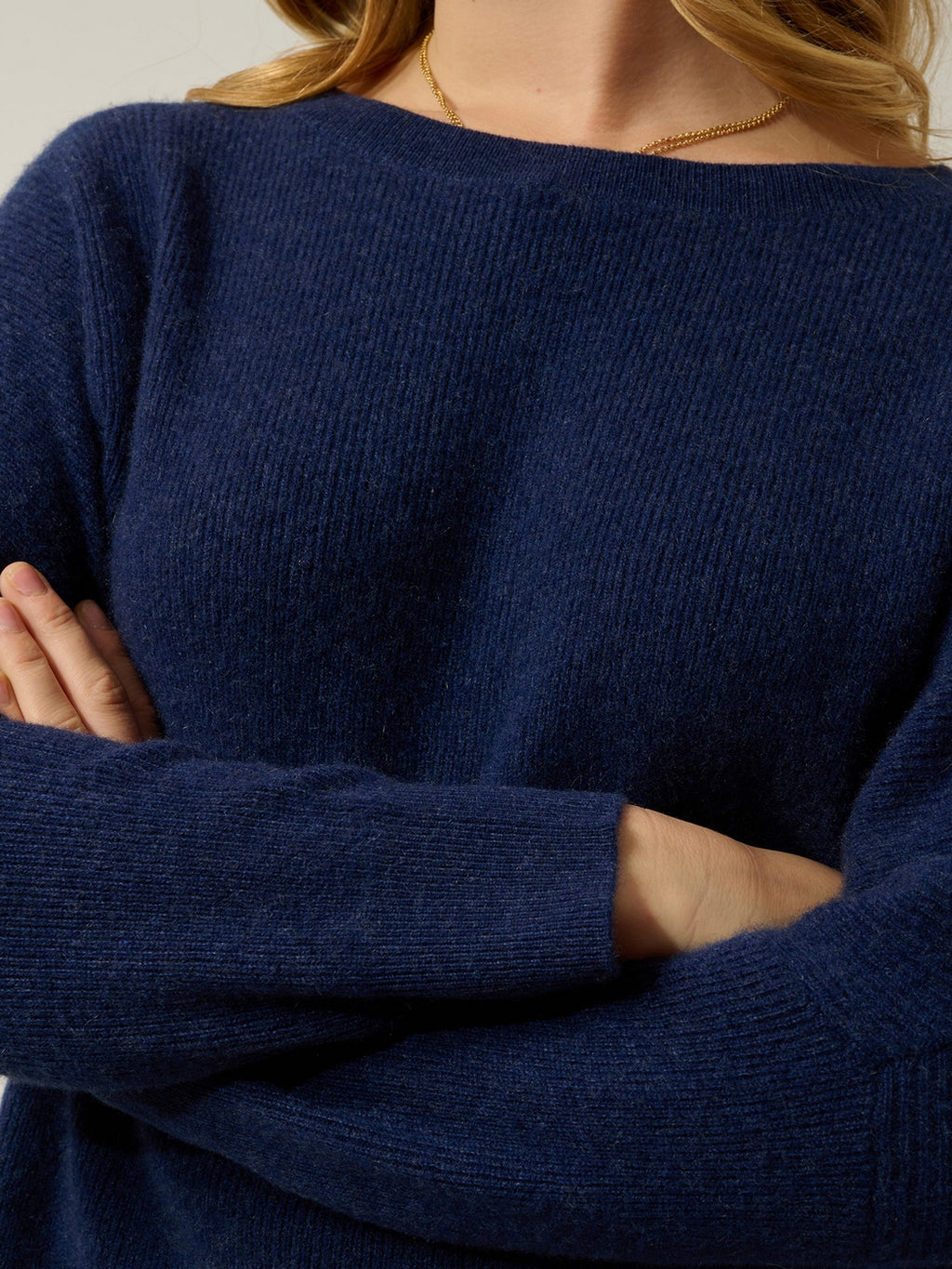 Pull Col Rond Karin - Bleu Nuit