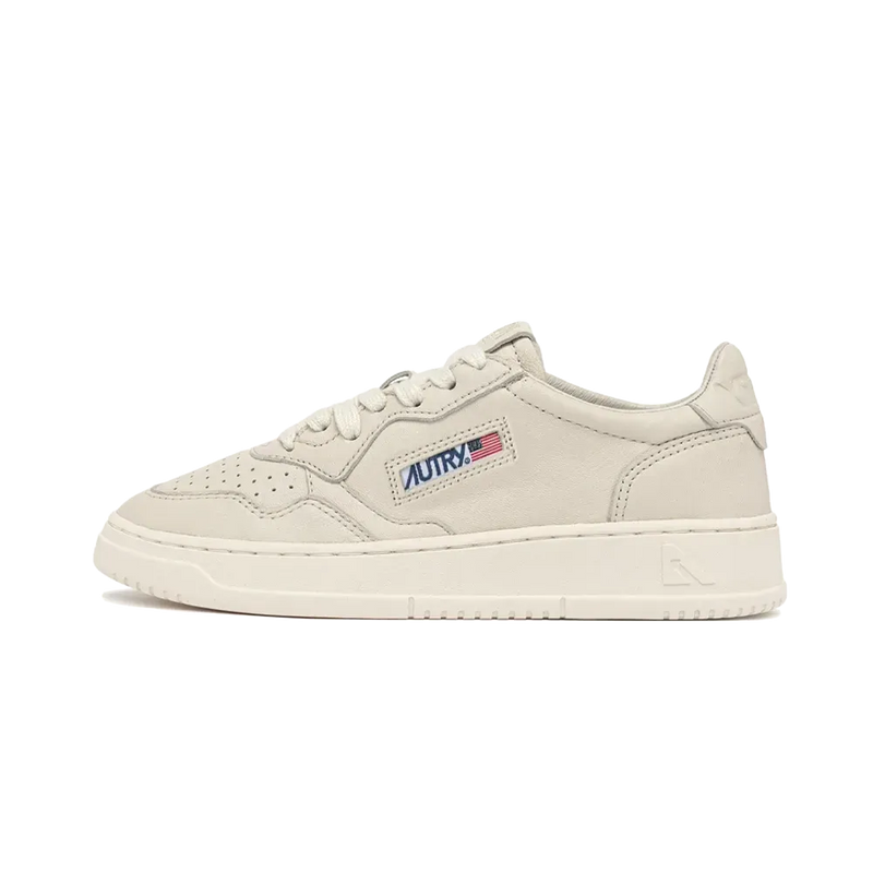 Sneakers Medalist Low Leather Nappa Winter White - Blanc Hiver