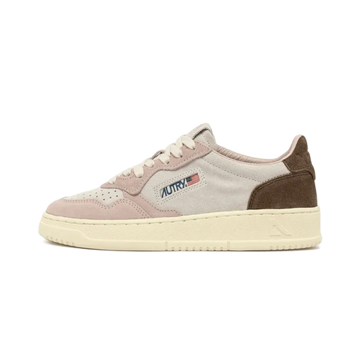 Zapatillas Medalist Low Leather Suede Powder Ebony - Polvo / Ébano
