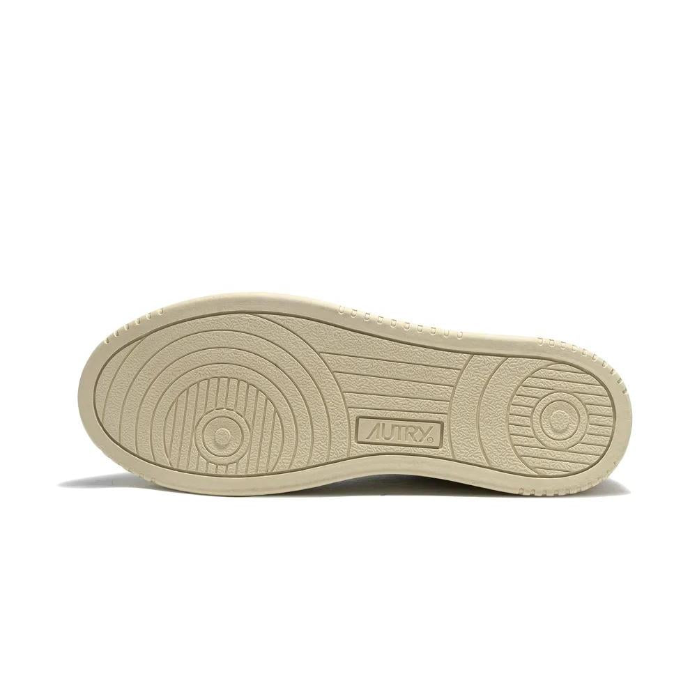 Medalist Low Leather White Beige Suede