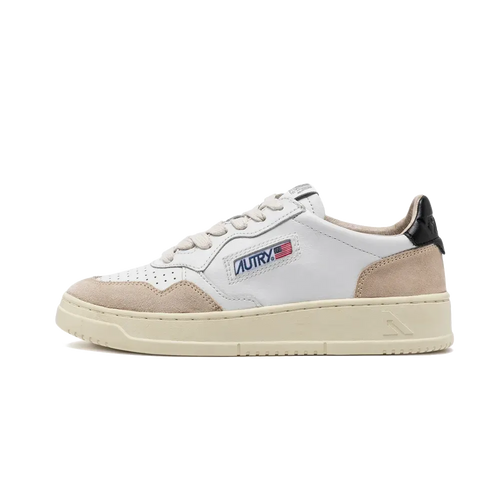 Sneakers Medalist Low Piel Blanco Negro Beige - Blanco / Negro / Beige