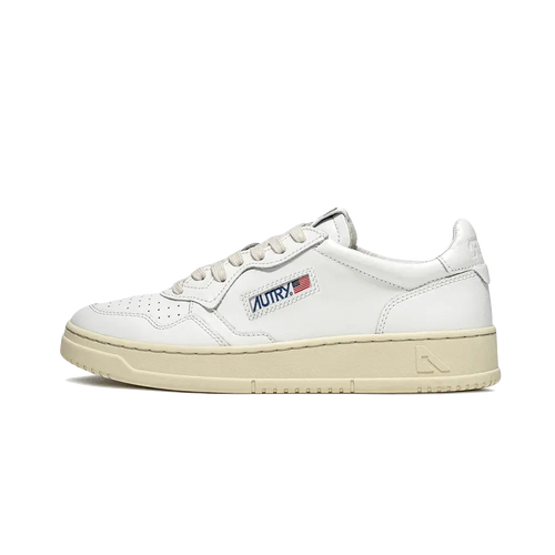 Zapatillas Medalist Low De Piel Blanco Crema - Blanco / Crema