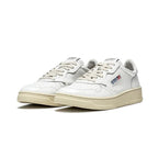 Medalist Low Leather White Cream