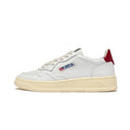 Medalist Low Man Leather White Deep Claret
