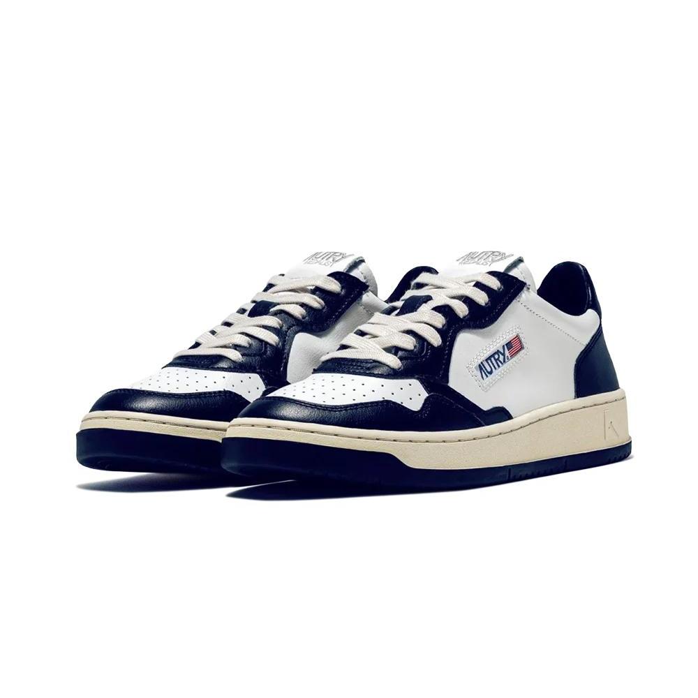 Medalist Low Women Leather White Blue