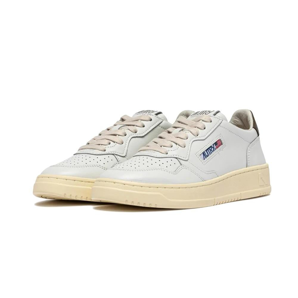 Medalist Low Women Leather White Chocolate