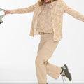 Shirt Shirt Long Sleeves - Peanut Pr - Femme