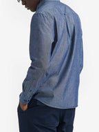 Chemise Manches Longues - Dark Chambray - Homme