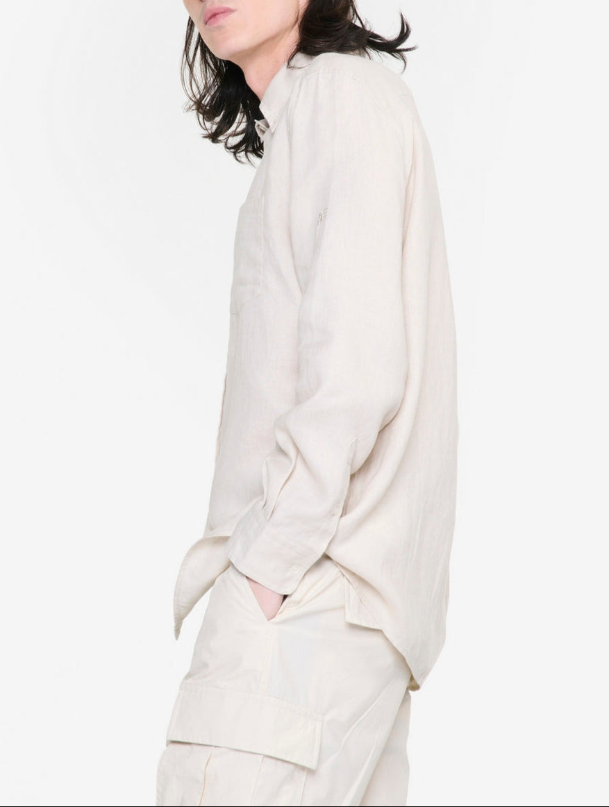 Chemise Manches Longues - Sable - Homme