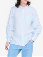 Chemise Manches Longues - Bleu Ciel - Homme