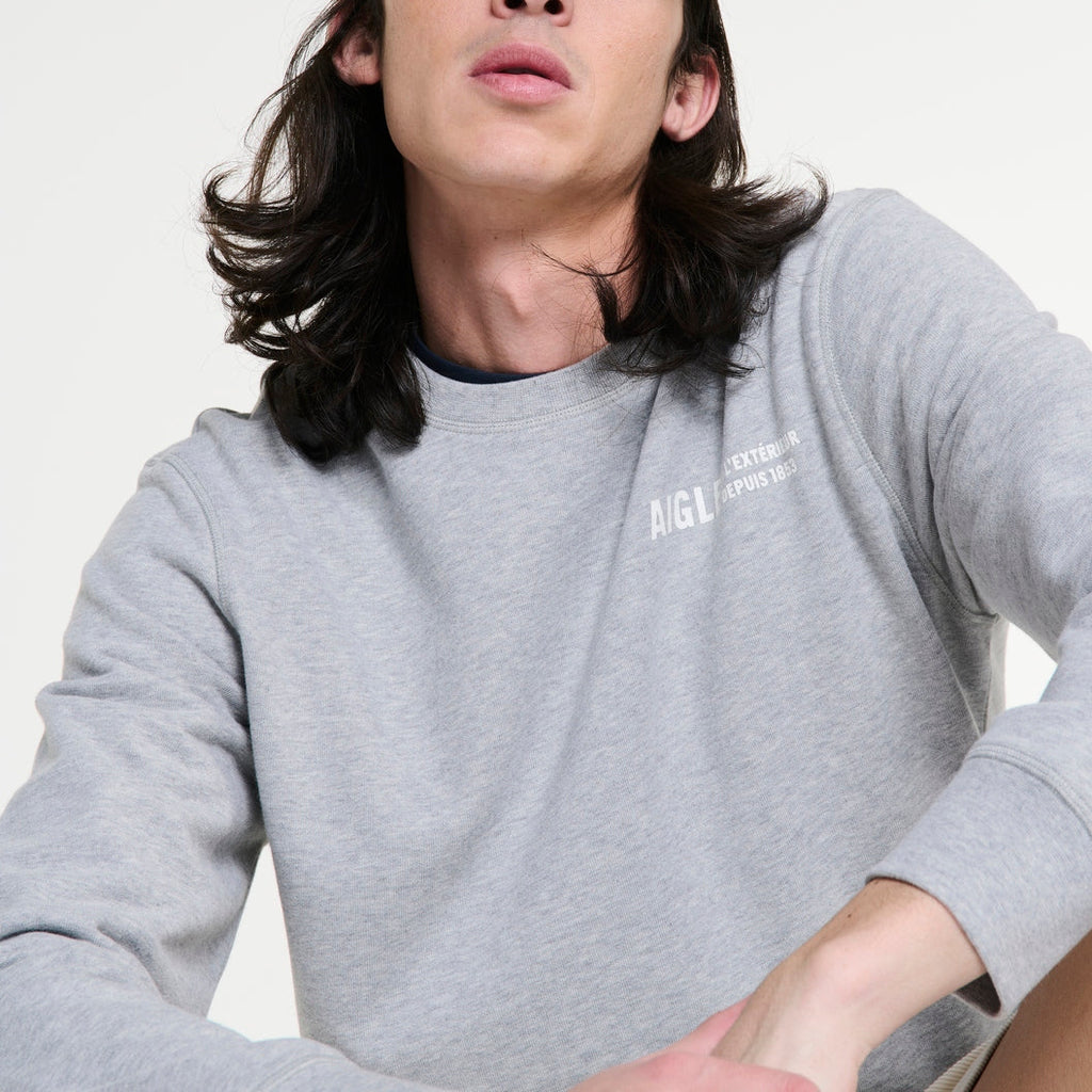 Sweatshirt - Heather Grey - Homme