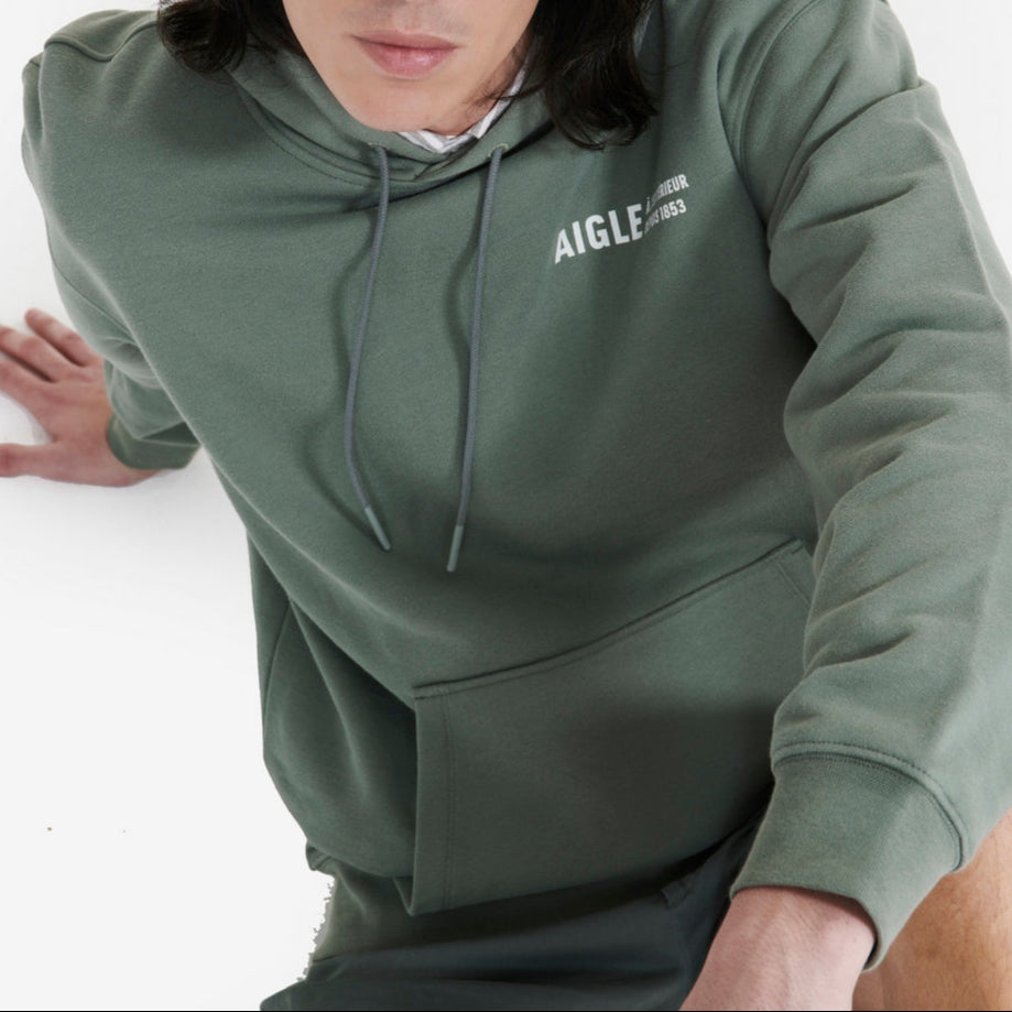 Sweatshirt À Capuche - Romarin - Homme