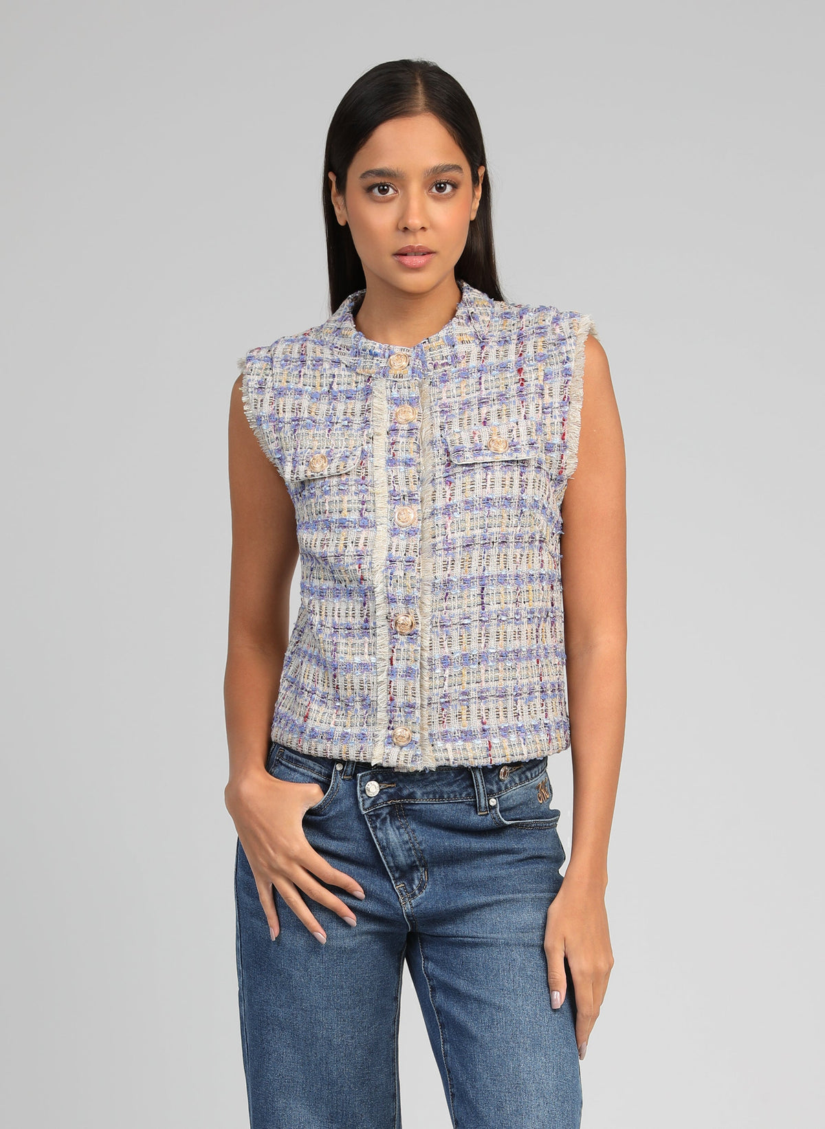 Gilet Avayana Bleu