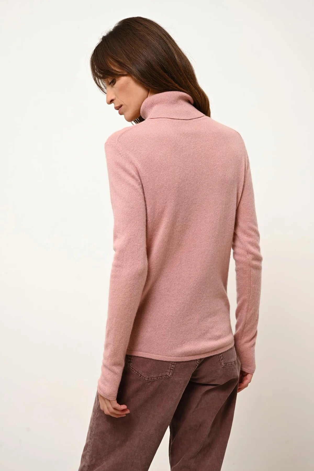 Jersey Cuello Vuelto - Ava - Palo de Rosa