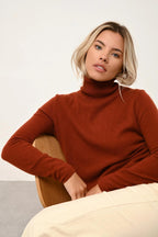 Jersey Cuello Vuelto - Ava - Ardilla