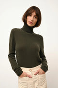 Jersey de Cuello Vuelto - Ava - Caqui