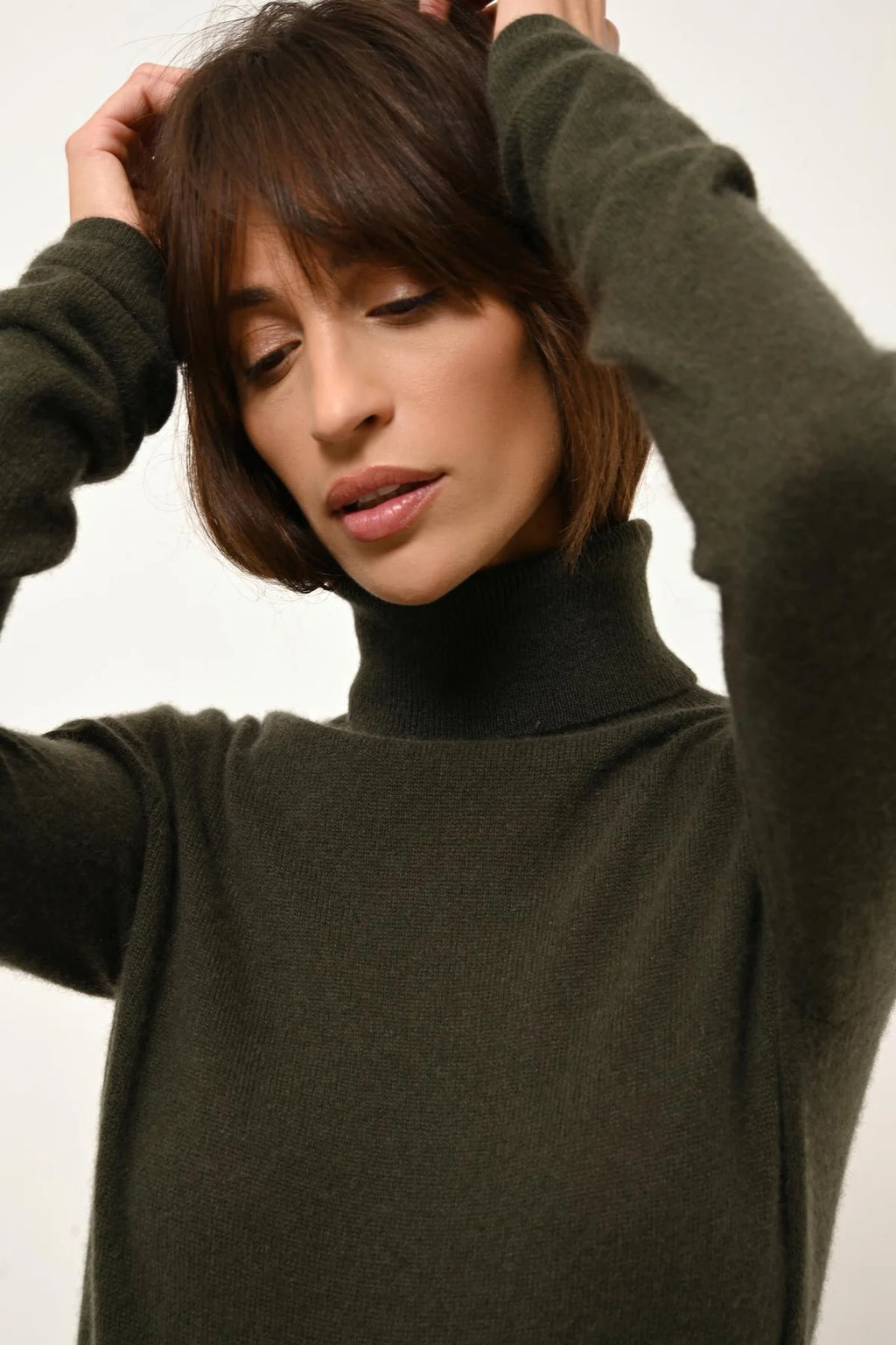 Jersey de Cuello Vuelto - Ava - Caqui